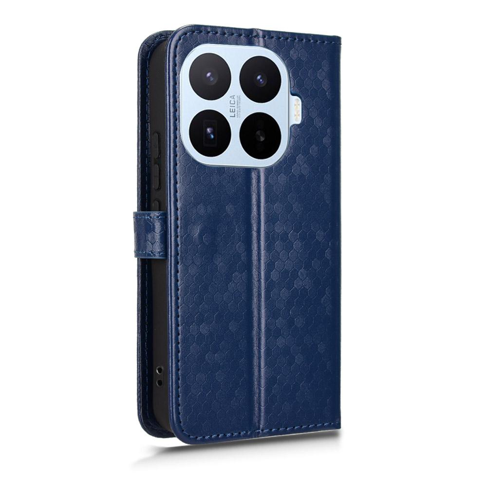 For Xiaomi 17T Pro 5G Honeycomb Dot Texture Leather Phone Case - Blue - EDA007130912C