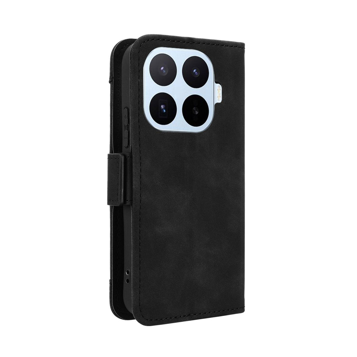 For Xiaomi 17T Pro 5G Skin Feel Calf Texture Card Slots Leather Phone Case - Black - EDA007152115B
