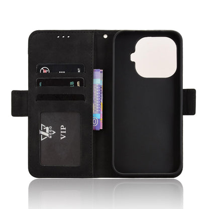 For Xiaomi 17T Pro 5G Skin Feel Calf Texture Card Slots Leather Phone Case - Black - EDA007152115B