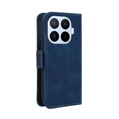 For Xiaomi 17T Pro 5G Skin Feel Calf Texture Card Slots Leather Phone Case - Blue - EDA007152115D