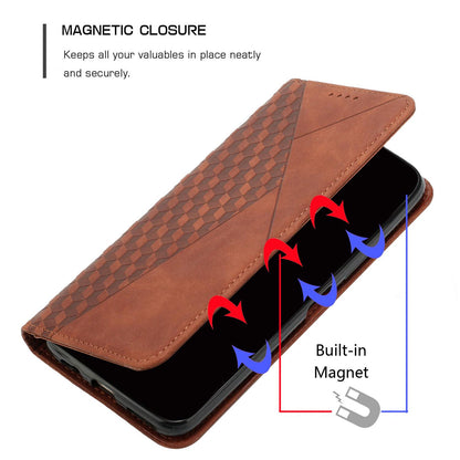 For Redmi K90 Pro Max / Poco F8 Ultra Diamond Splicing Skin Feel Magnetic Leather Phone Case(Brown)
