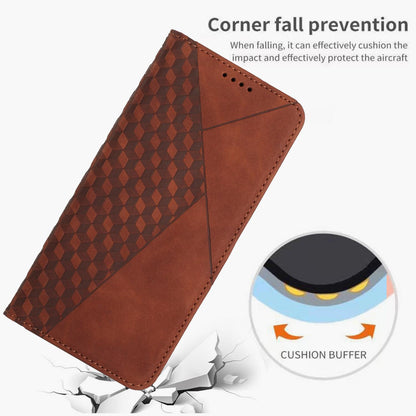 For Redmi K90 Pro Max / Poco F8 Ultra Diamond Splicing Skin Feel Magnetic Leather Phone Case(Brown)