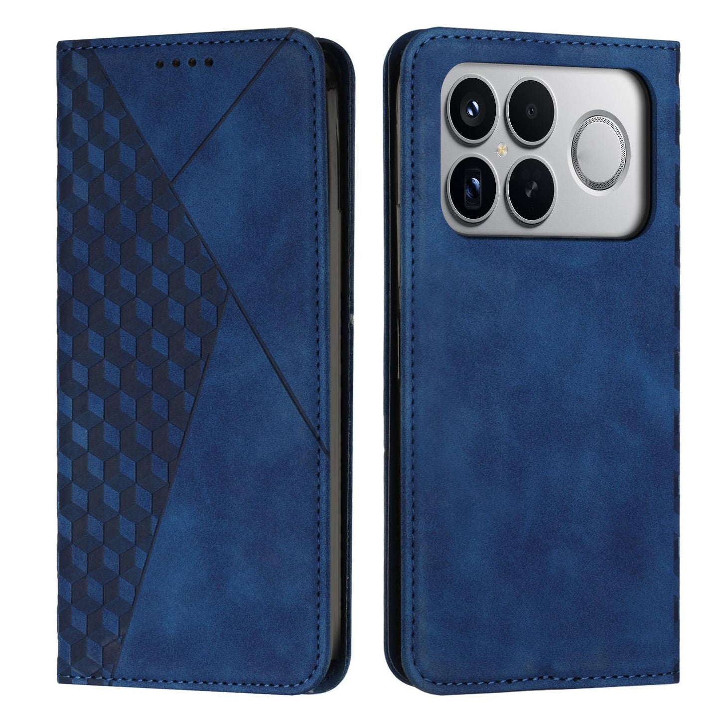 For Redmi K90 Pro Max / Poco F8 Ultra Diamond Splicing Skin Feel Magnetic Leather Phone Case(Blue)