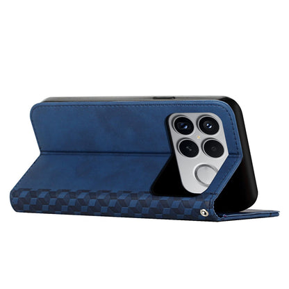 For Redmi K90 Pro Max / Poco F8 Ultra Diamond Splicing Skin Feel Magnetic Leather Phone Case(Blue)