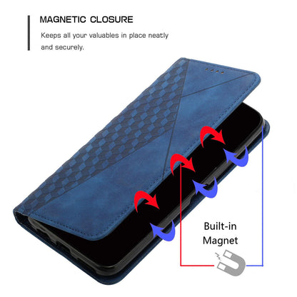 For Redmi K90 Pro Max / Poco F8 Ultra Diamond Splicing Skin Feel Magnetic Leather Phone Case(Blue)