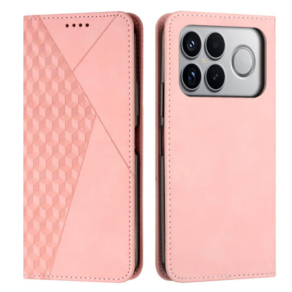 For Redmi K90 Pro Max / Poco F8 Ultra Diamond Splicing Skin Feel Magnetic Leather Phone Case(Rose Gold)