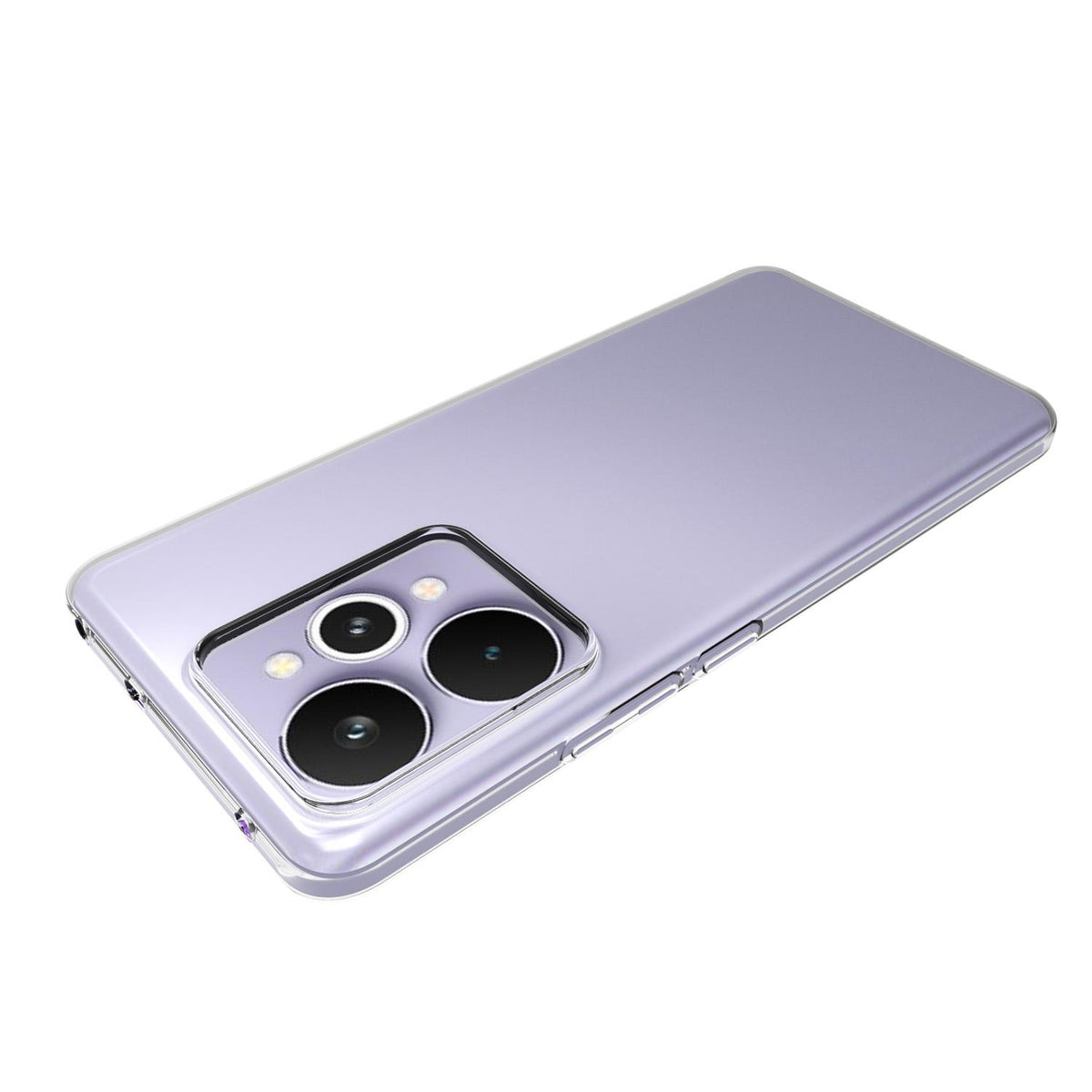 For Realme 15 Pro 5G Waterproof Texture TPU Phone Case - Transparent - EDA007172510A