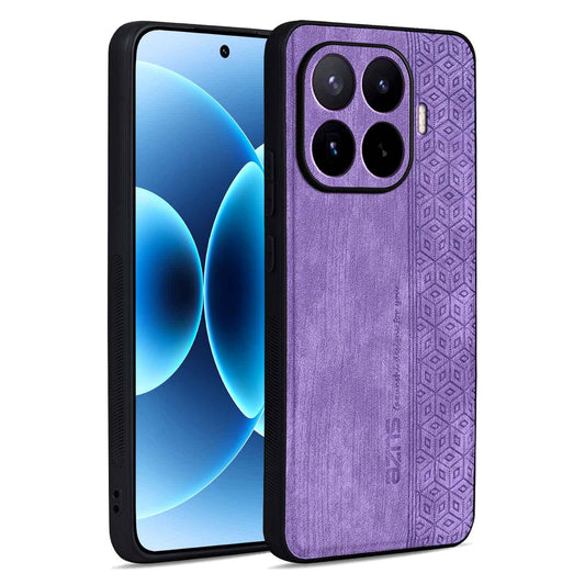 For Xiaomi 17T Pro 5G AZNS 3D Embossed Skin Feel Phone Case(Purple)