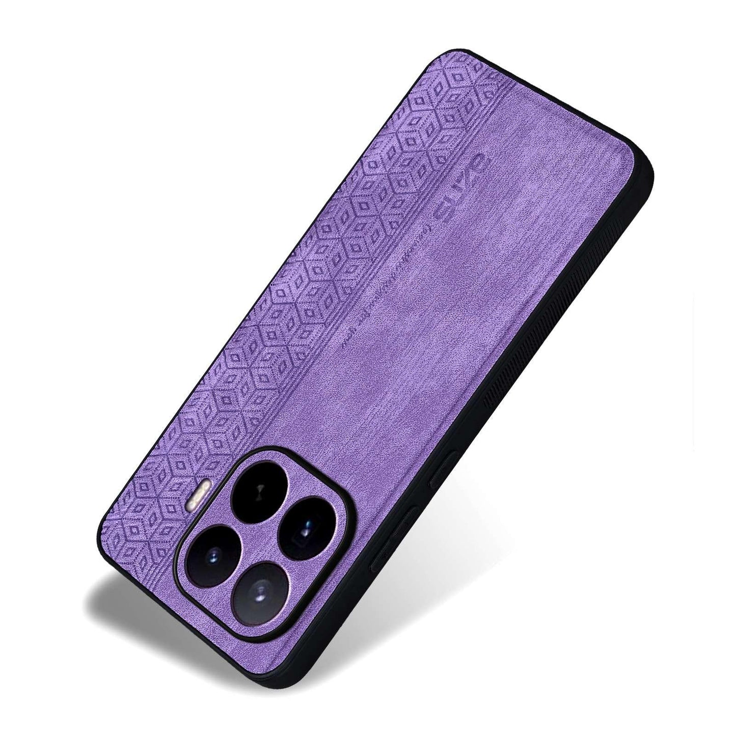 For Xiaomi 17T Pro 5G AZNS 3D Embossed Skin Feel Phone Case(Purple)