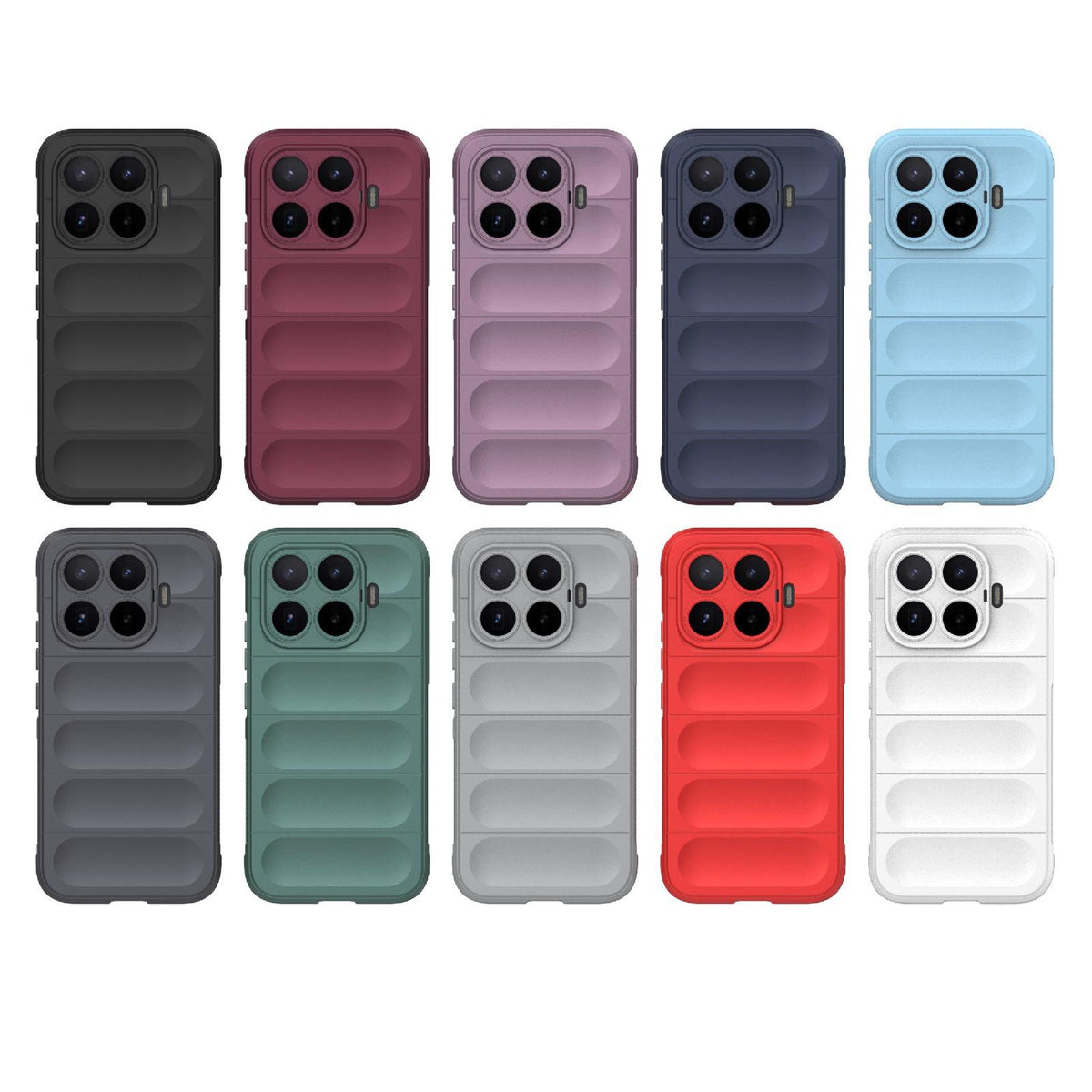 For Xiaomi 17T 5G Global Magic Shield TPU + Flannel Phone Case - Grey - EDA007200214C
