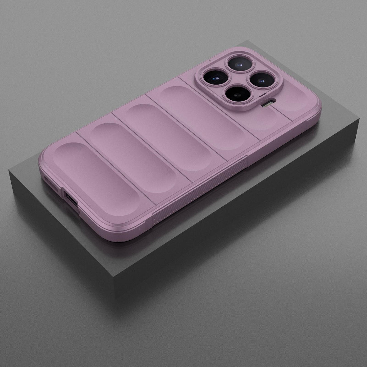 For Xiaomi 17T 5G Global Magic Shield TPU + Flannel Phone Case - Purple - EDA007200214H
