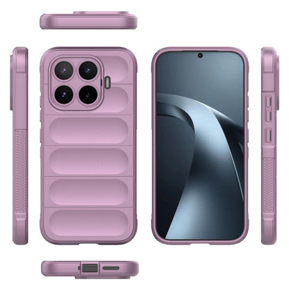 For Xiaomi 17T 5G Global Magic Shield TPU + Flannel Phone Case - Purple - EDA007200214H