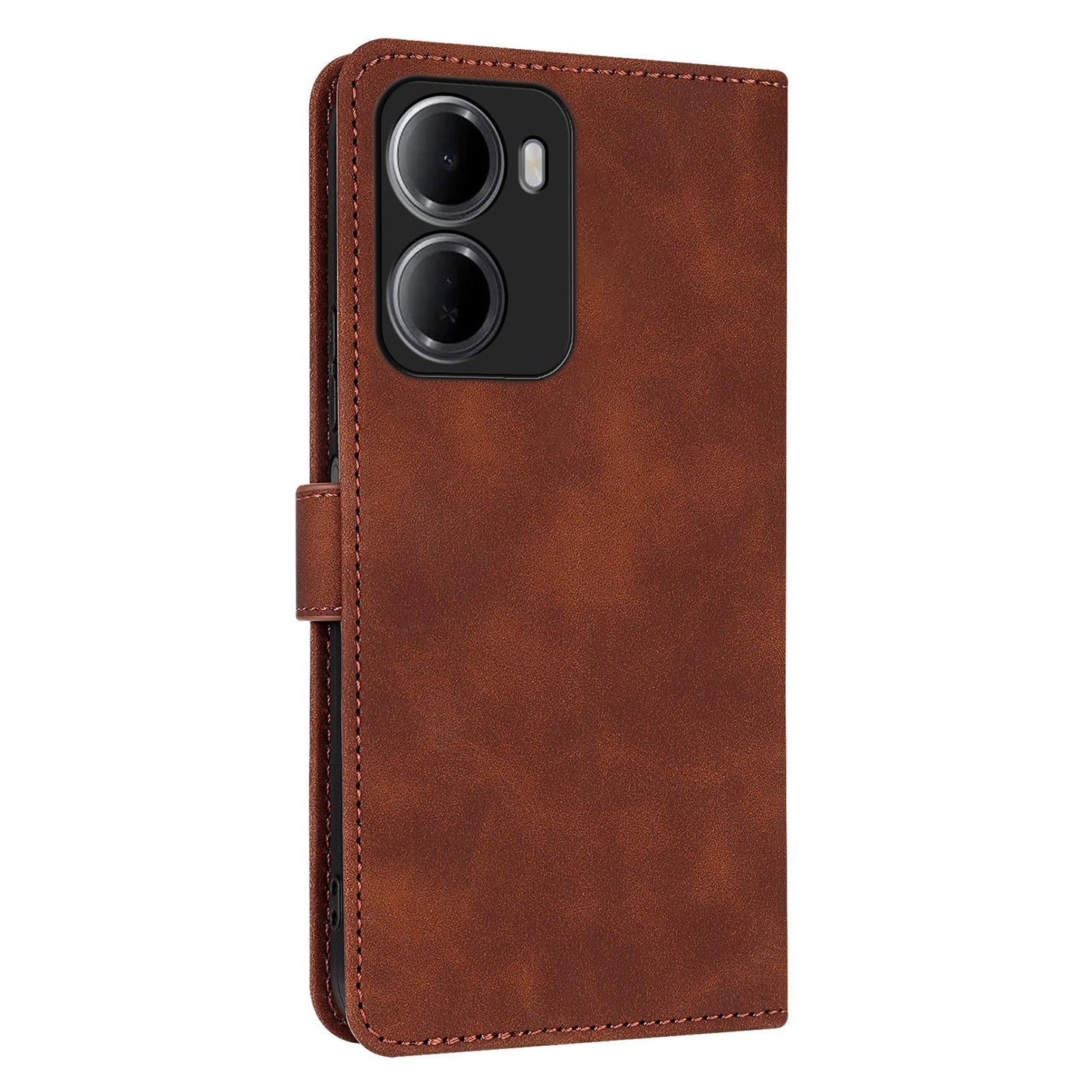 For Redmi 15a 5G/R70 5G/R70m 5G AZNS Skin Feel Calf Texture Flip Leather Phone Case(Brown)
