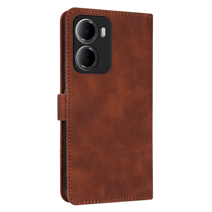 For Redmi 15a 5G/R70 5G/R70m 5G AZNS Skin Feel Calf Texture Flip Leather Phone Case(Brown)
