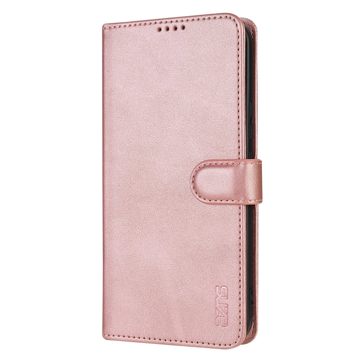 For Redmi Note 17 Pro 5G Global 163mm AZNS Skin Feel Calf Texture Flip Leather Phone Case(Rose Gold)