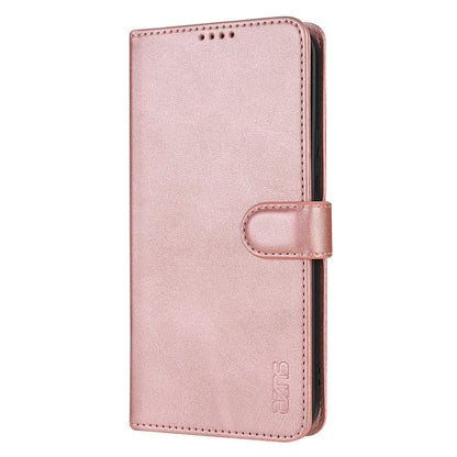 For Redmi Note 17 Pro 5G Global 163mm AZNS Skin Feel Calf Texture Flip Leather Phone Case(Rose Gold)