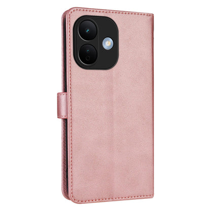 For Redmi Note 17 Pro 5G Global 163mm AZNS Skin Feel Calf Texture Flip Leather Phone Case(Rose Gold)