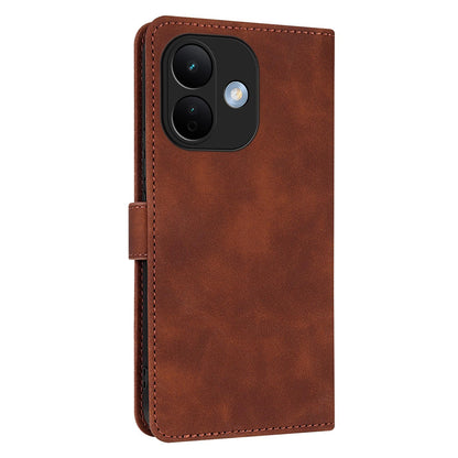 For Redmi Note 17 Pro 5G Global 163mm AZNS Skin Feel Calf Texture Flip Leather Phone Case(Brown)