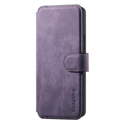 For Honor Win Turbo 5G CaseNeo MagSafe RFID Anti-theft Retro Leather Phone Case - Purple - EDA007226226F