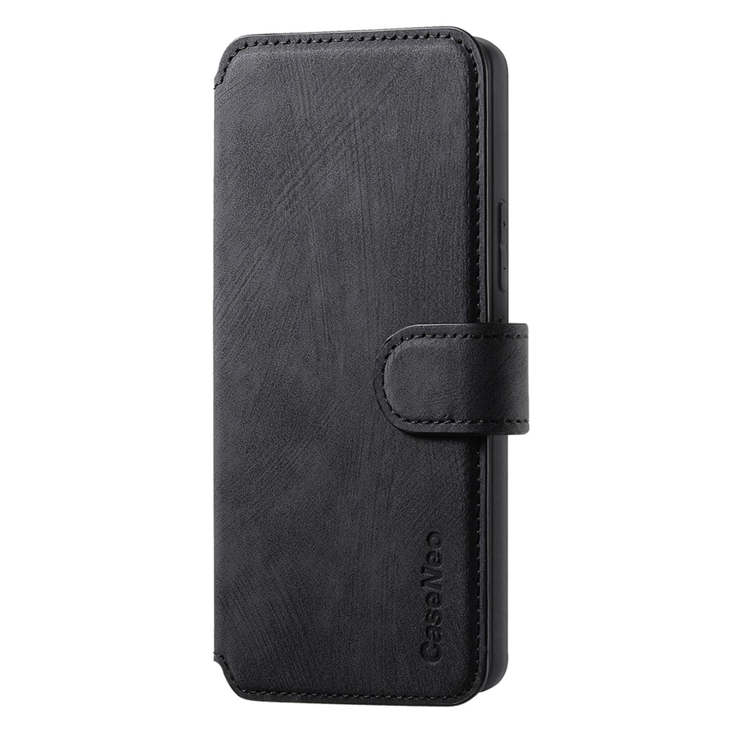 For Redmi K90 Pro Max / Poco F8 Ultra CaseNeo MagSafe RFID Anti-theft Retro Leather Phone Case(Black)