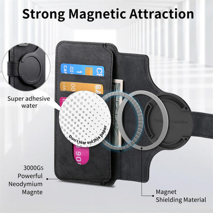 For Redmi K90 Pro Max / Poco F8 Ultra CaseNeo MagSafe RFID Anti-theft Retro Leather Phone Case(Black)