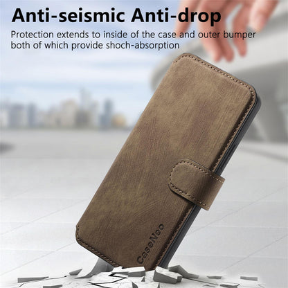 For Redmi K90 Pro Max / Poco F8 Ultra CaseNeo MagSafe RFID Anti-theft Retro Leather Phone Case(Brown)