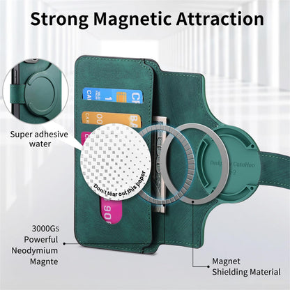 For Redmi K90 Pro Max / Poco F8 Ultra CaseNeo MagSafe RFID Anti-theft Retro Leather Phone Case(Green)