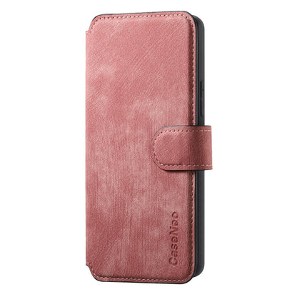 For Redmi K90 Pro Max / Poco F8 Ultra CaseNeo MagSafe RFID Anti-theft Retro Leather Phone Case(Pink)