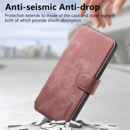 For Redmi K90 Pro Max / Poco F8 Ultra CaseNeo MagSafe RFID Anti-theft Retro Leather Phone Case(Pink)