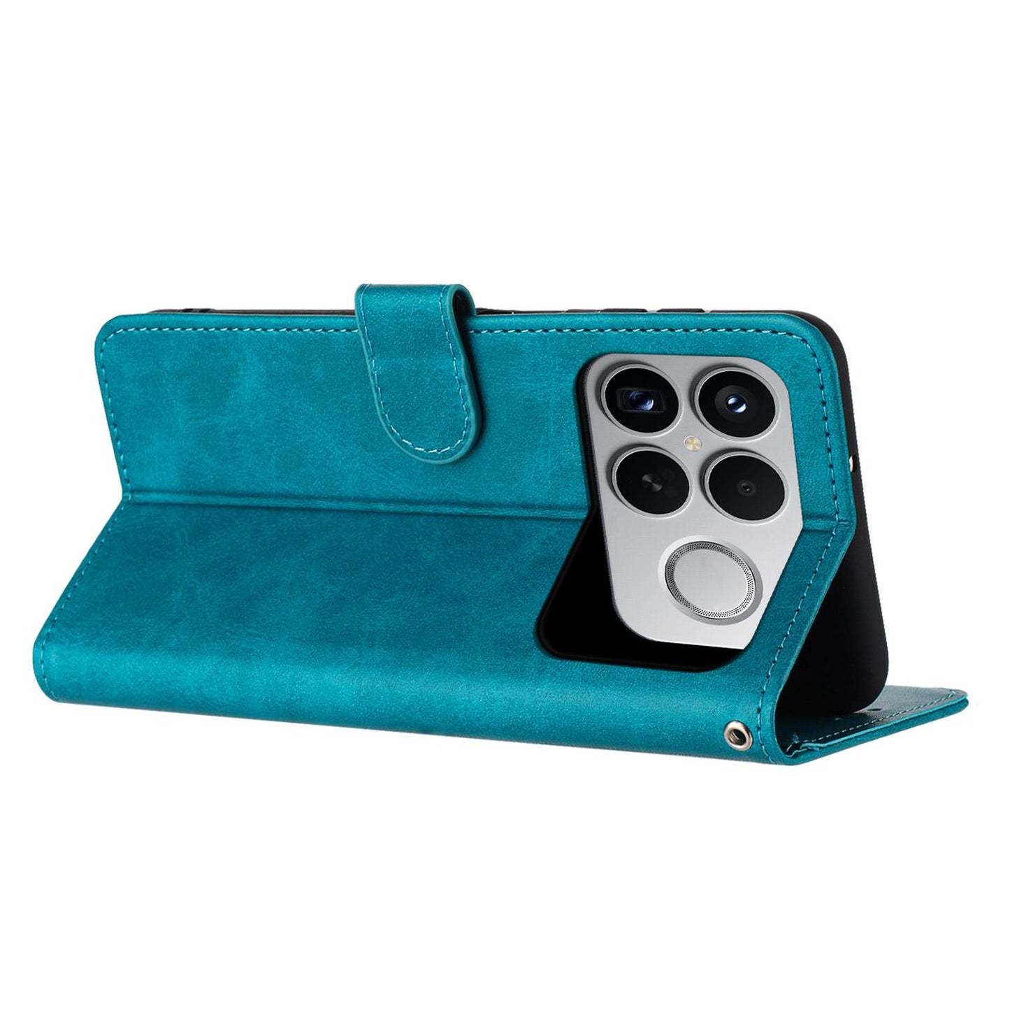 For Redmi K90 Pro Max / Poco F8 Ultra Solid Calf Texture Flip Leather Phone Case(Green)
