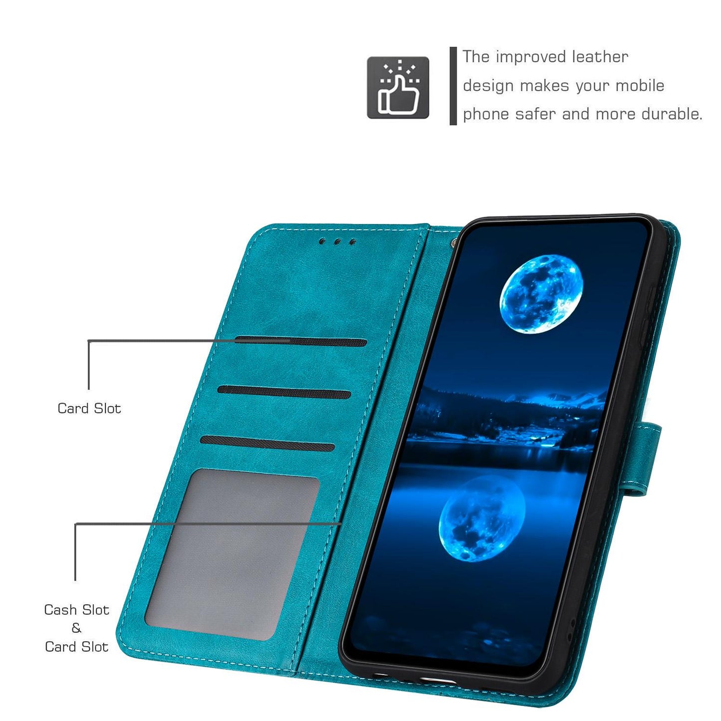 For Redmi K90 Pro Max / Poco F8 Ultra Solid Calf Texture Flip Leather Phone Case(Green)