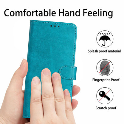 For Redmi K90 Pro Max / Poco F8 Ultra Solid Calf Texture Flip Leather Phone Case(Green)
