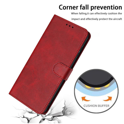 For Redmi K90 Pro Max / Poco F8 Ultra Solid Calf Texture Flip Leather Phone Case(Red)
