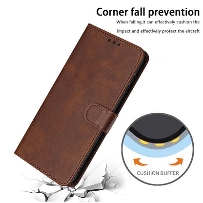 For Redmi K90 Pro Max / Poco F8 Ultra Solid Calf Texture Flip Leather Phone Case(Brown)