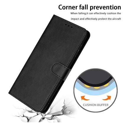 For Redmi K90 Pro Max / Poco F8 Ultra Solid Calf Texture Flip Leather Phone Case(Black)