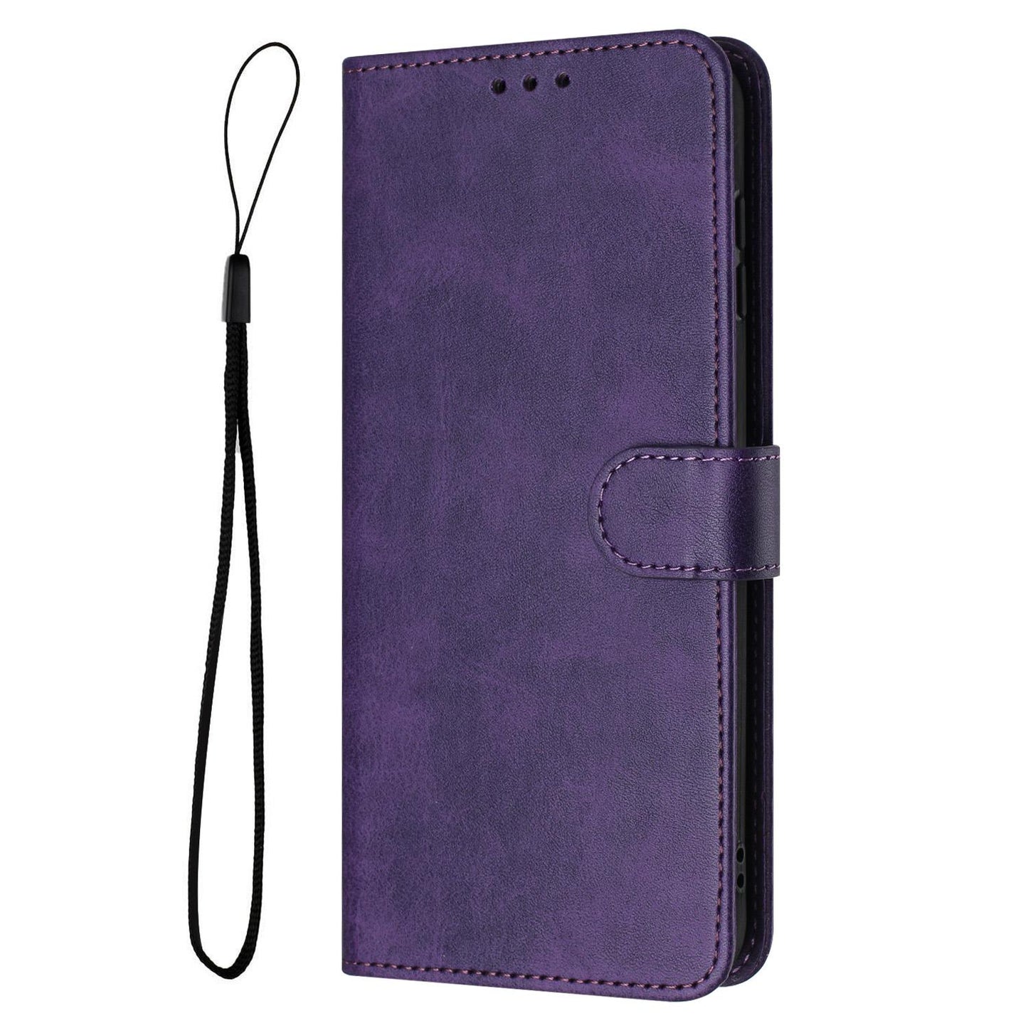 For Redmi K90 Pro Max / Poco F8 Ultra Solid Calf Texture Flip Leather Phone Case(Purple)