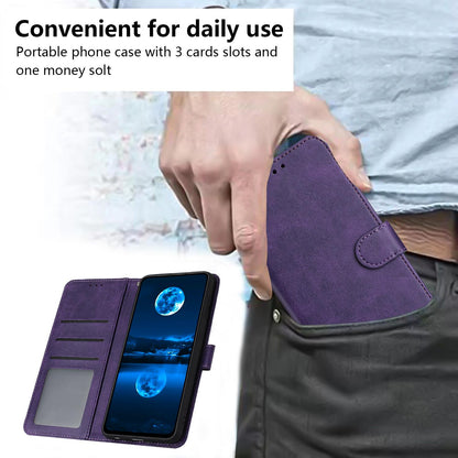 For Redmi K90 Pro Max / Poco F8 Ultra Solid Calf Texture Flip Leather Phone Case(Purple)