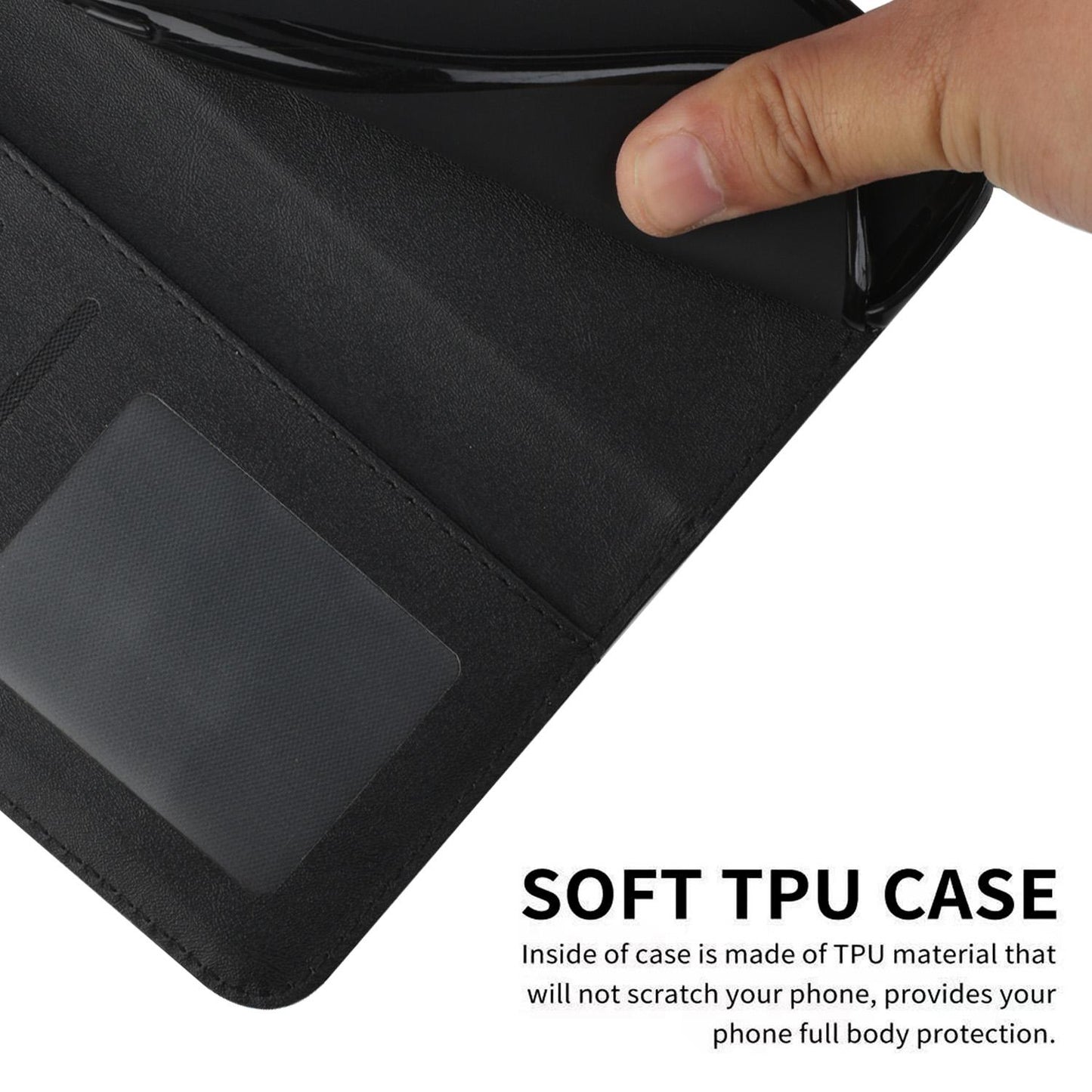 For Redmi K90 Pro Max / Poco F8 Ultra Stitching Calf Texture Buckle Leather Phone Case(Black)
