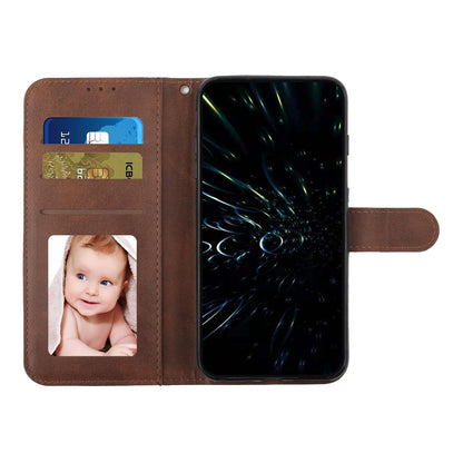 For Redmi K90 Pro Max / Poco F8 Ultra Stitching Calf Texture Buckle Leather Phone Case(Brown)