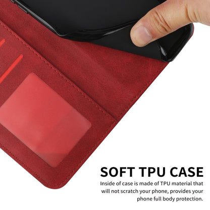 For Redmi K90 Pro Max / Poco F8 Ultra Stitching Calf Texture Buckle Leather Phone Case(Red)