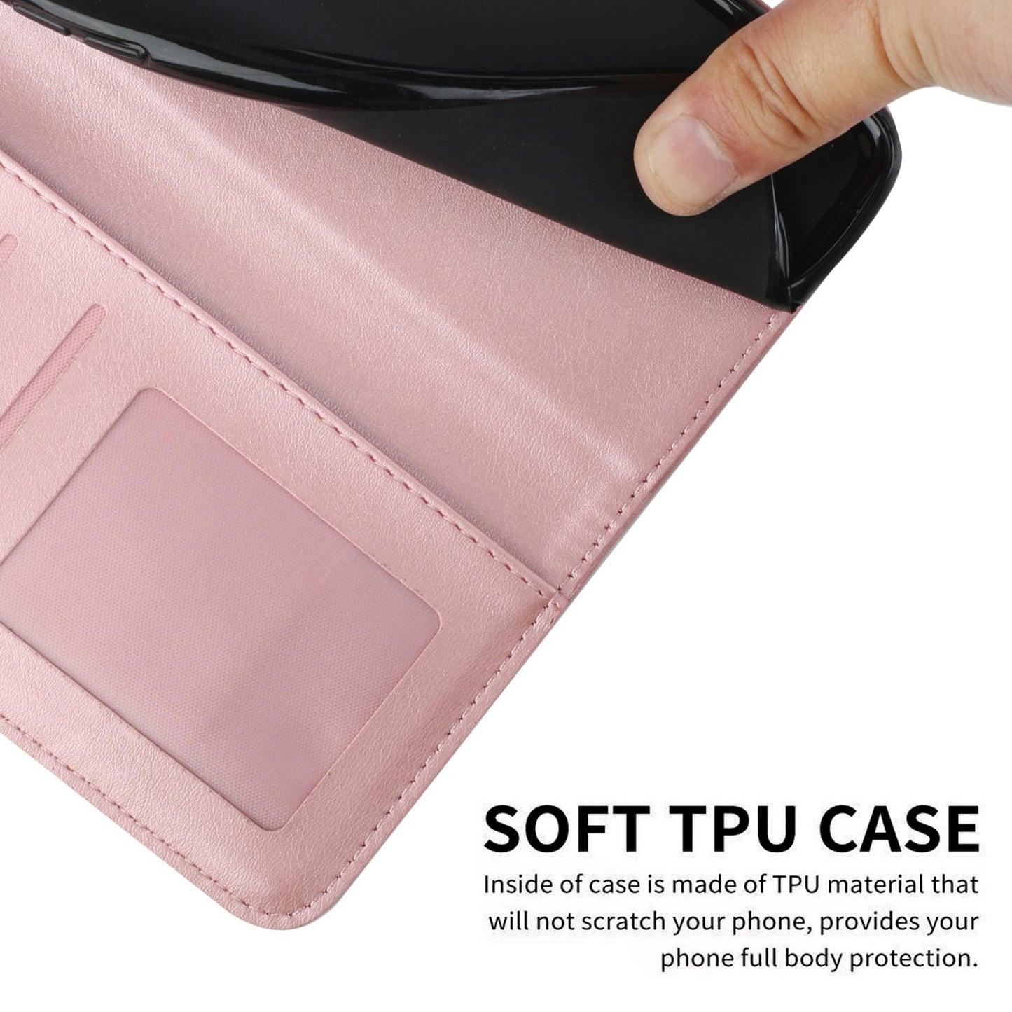 For Redmi K90 Pro Max / Poco F8 Ultra Stitching Calf Texture Buckle Leather Phone Case(Rose Gold)