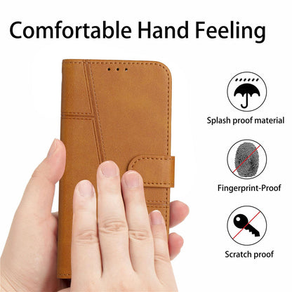 For Redmi K90 Pro Max / Poco F8 Ultra Stitching Calf Texture Buckle Leather Phone Case(Yellow)