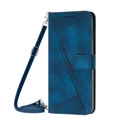 For Redmi K90 Pro Max / Poco F8 Ultra Dream Triangle Leather Phone Case with Lanyard(Blue)