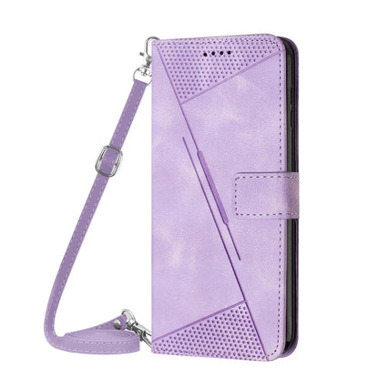For Redmi K90 Pro Max / Poco F8 Ultra Dream Triangle Leather Phone Case with Lanyard(Purple)