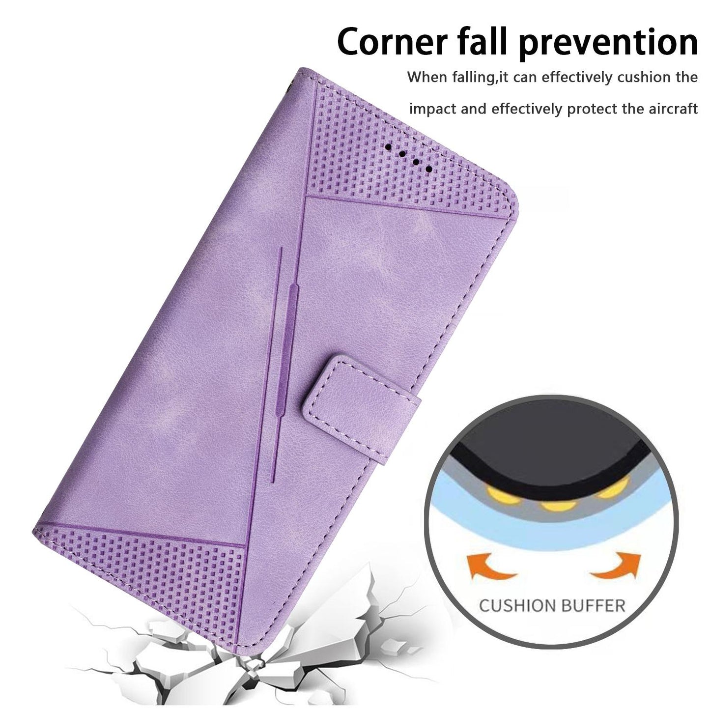 For Redmi K90 Pro Max / Poco F8 Ultra Dream Triangle Leather Phone Case with Lanyard(Purple)