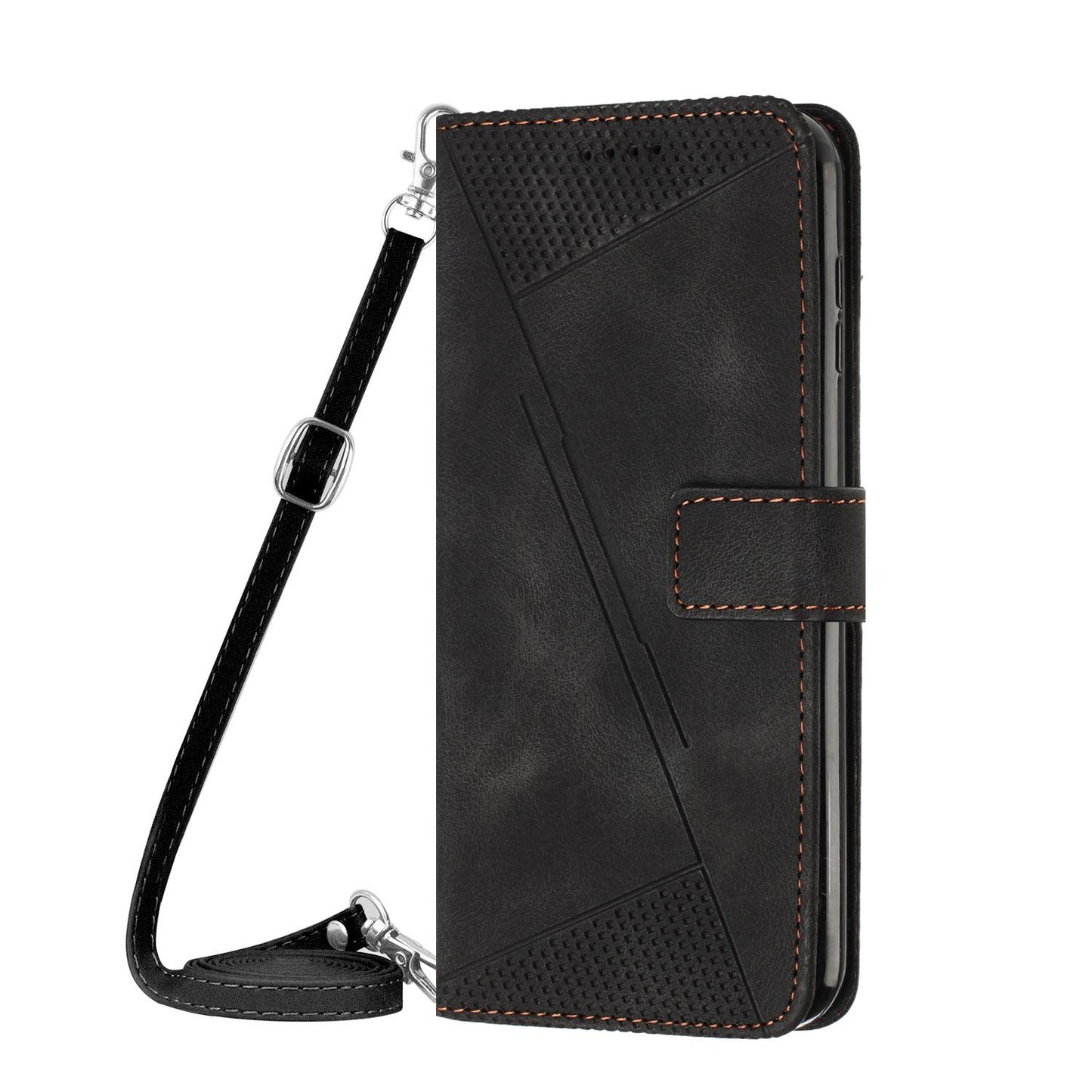 For Redmi K90 Pro Max / Poco F8 Ultra Dream Triangle Leather Phone Case with Lanyard(Black)