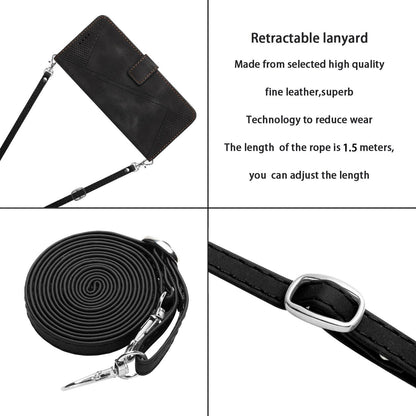 For Redmi K90 Pro Max / Poco F8 Ultra Dream Triangle Leather Phone Case with Lanyard(Black)