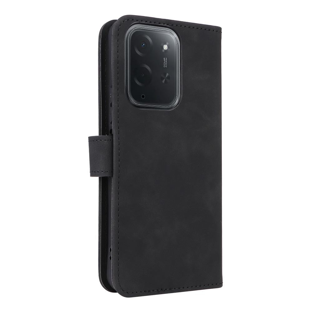 For Xiaomi Poco C95 Pro Skin Feel Magnetic Flip Leather Phone Case(Black)