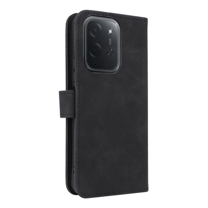 For Xiaomi Poco C95 Pro Skin Feel Magnetic Flip Leather Phone Case(Black)