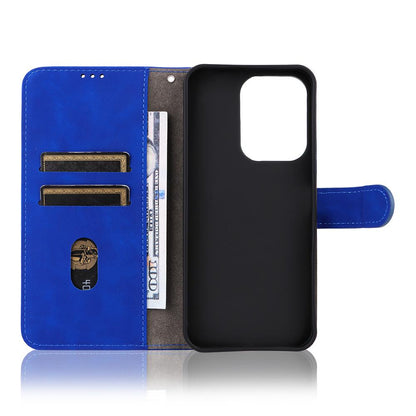 For Xiaomi Poco C95 Pro Skin Feel Magnetic Flip Leather Phone Case(Blue)